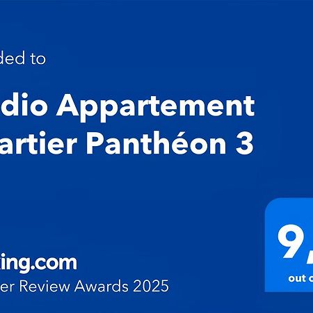 Studio Appartement Quartier Pantheon 3 Free Netflix Paryż Zewnętrze zdjęcie